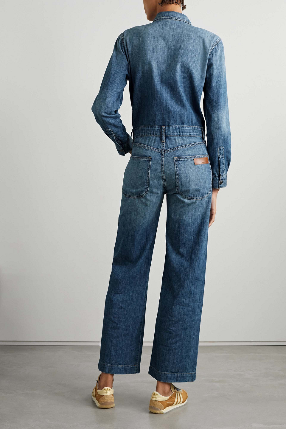 RIVET UTILITY DENIM JUMPSUIT