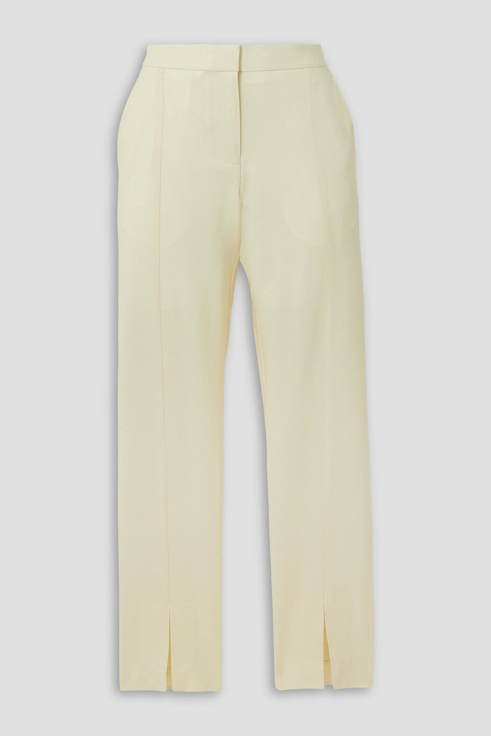 Esse Studios Classico Wool-blend Tapered Pants In Ivory