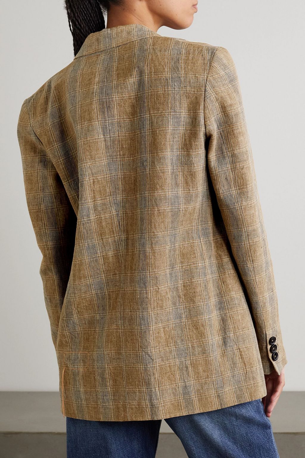 FORTELA Bella checked cotton blazer