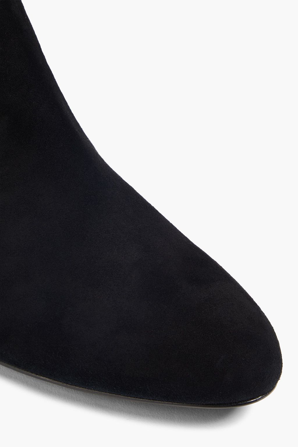 STUART WEITZMAN حذاء بوت "فليرلاند" بطول أعلى الركبة من جلد السويد