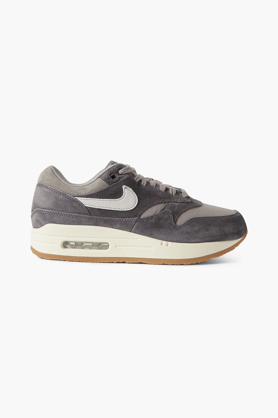 Nike Womens Air Max 1 Sneaker In Soft Grey/neutral Grey-thunder Grey