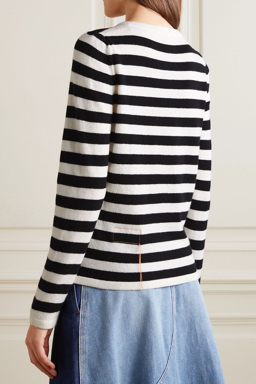 FORTELA Lou Pullover aus gestreifter Wolle