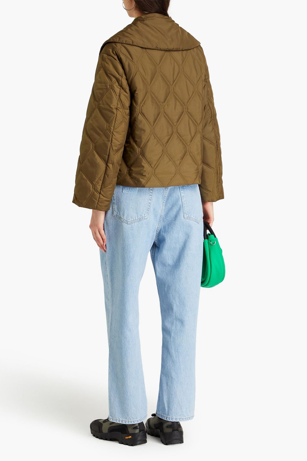 GANNI Quilted ripstop jacket