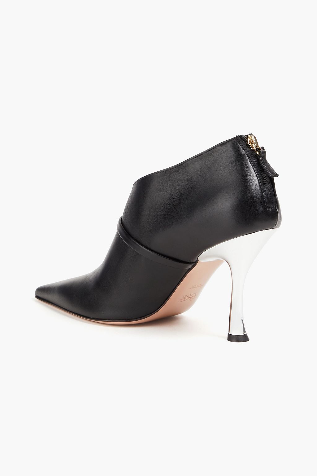 MALONE SOULIERS بوت بطول الكاحل "شيف" من الجلد بكعب بطول 90