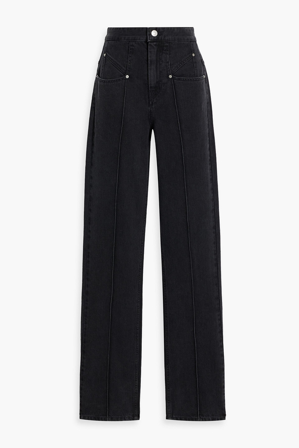 ISABEL MARANT LIROKAYO HIGH-RISE STRAIGHT-LEG JEANS