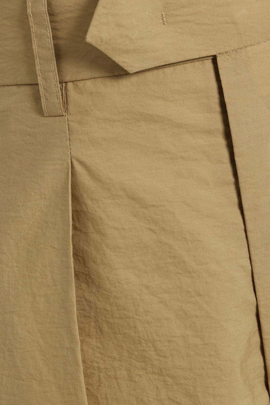 ISABEL MARANT Tacoma Pleated cotton-blend tapered pants