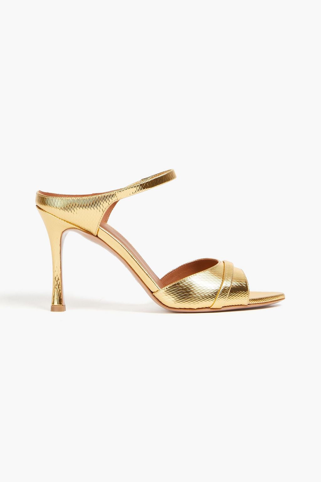 MALONE SOULIERS Una 90 metallic leather sandals THE OUTNET