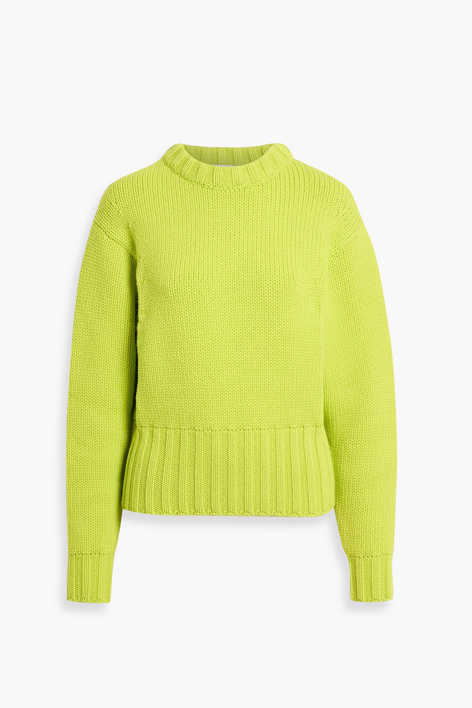 Alexander Mcqueen Wool-blend Sweater In Green