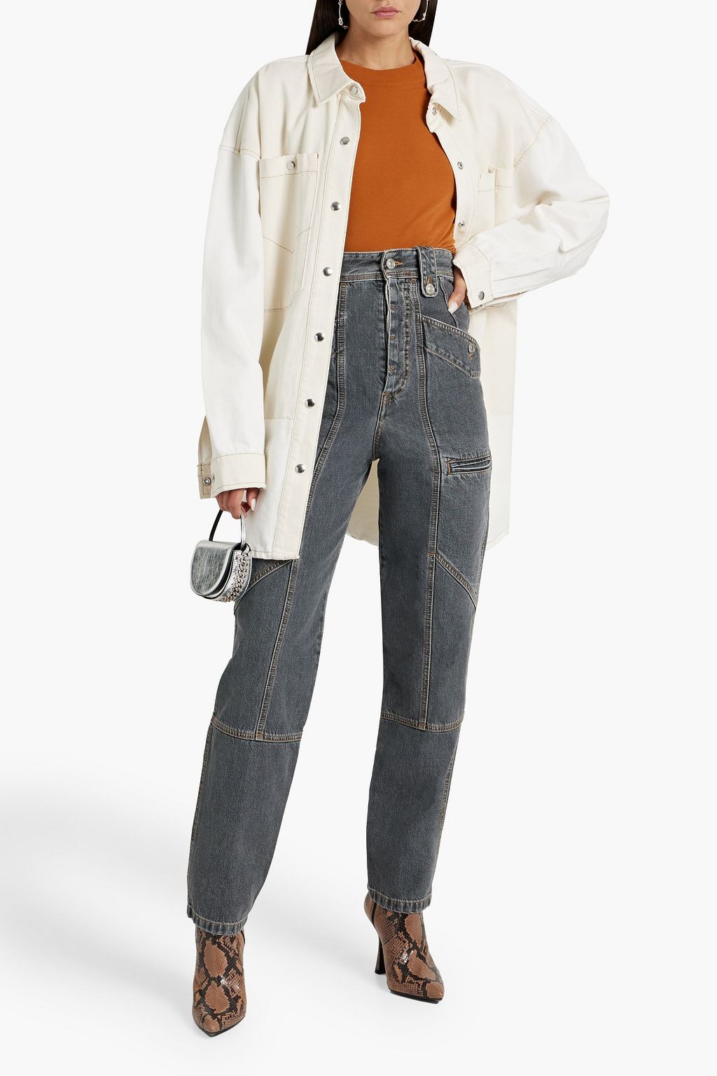 MARANT ÉTOILE Neko high-rise tapered jeans