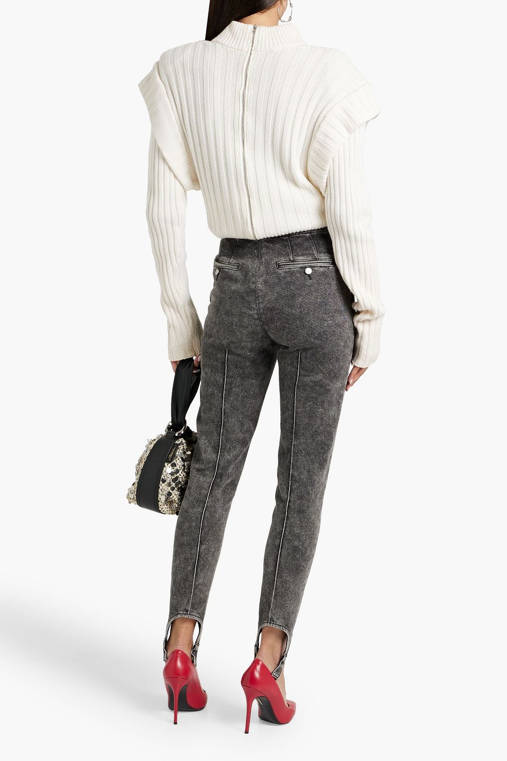 ISABEL MARANT Nanouli high-rise stirrup skinny jeans