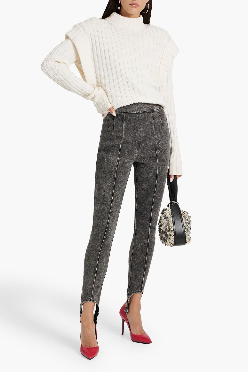 ISABEL MARANT Nanouli high-rise stirrup skinny jeans
