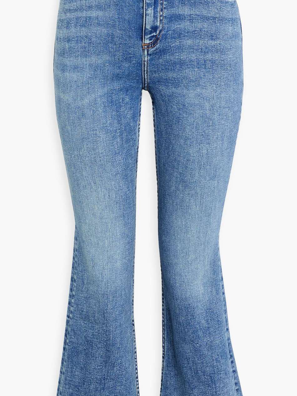 casey high-rise kick-flare jeans