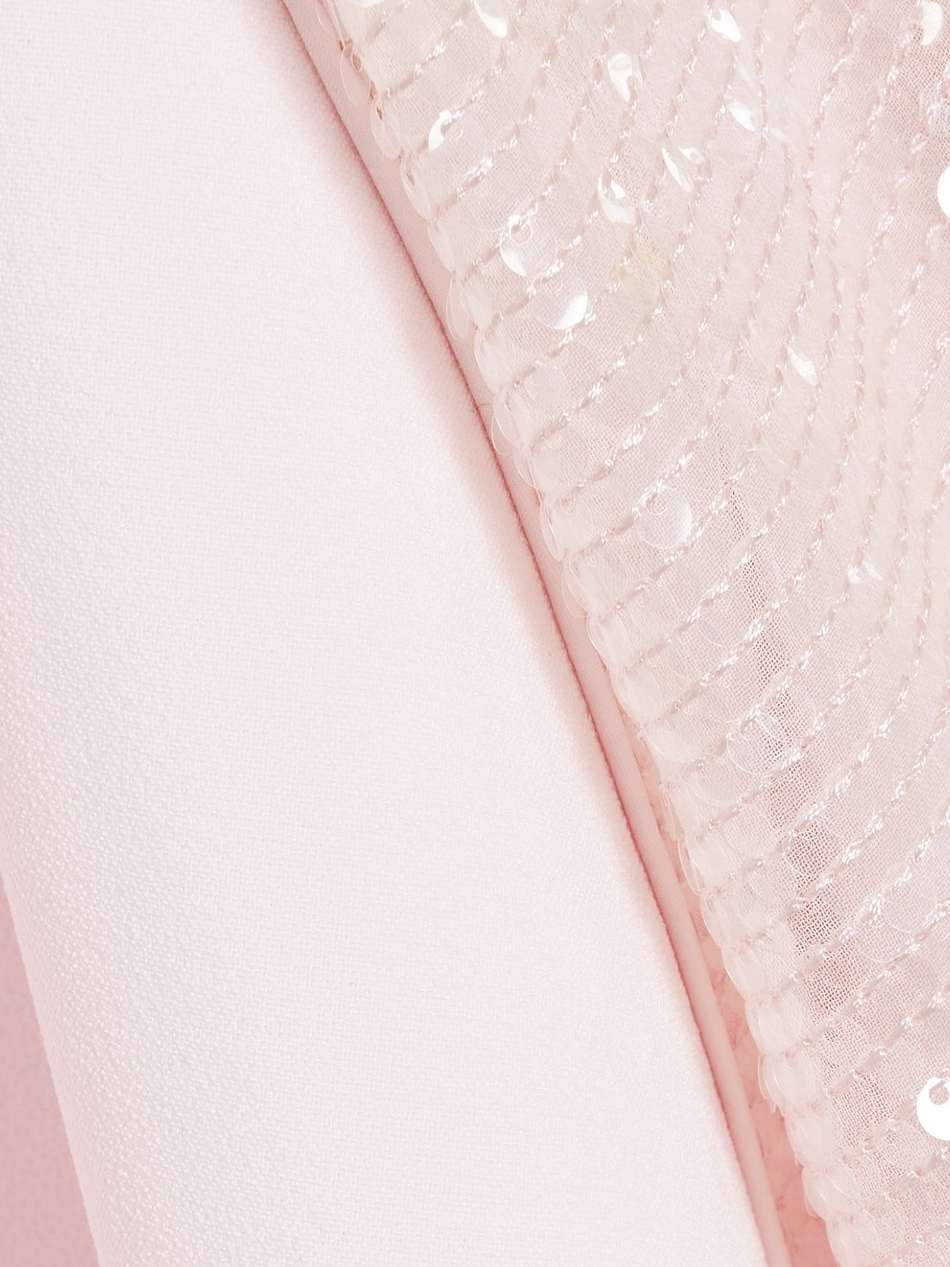 almana sequin-embellished crepe mini dress