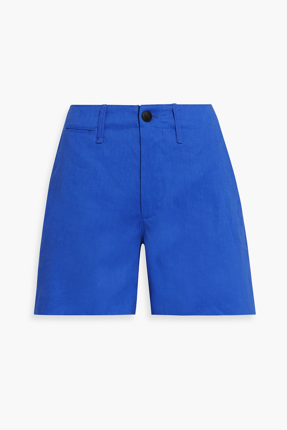 Rag & Bone Sofie Linen-blend Shorts In Bright Blue