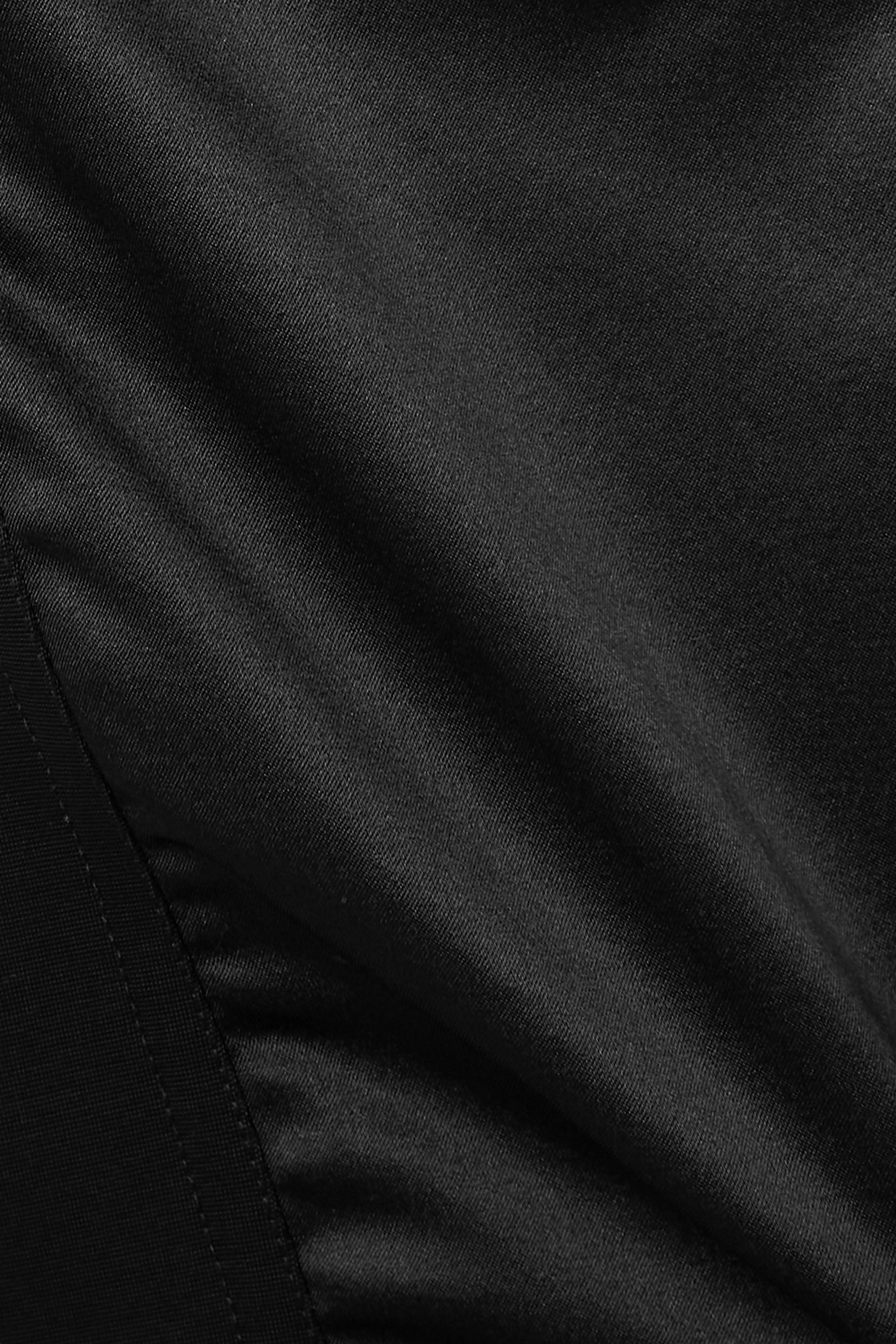 ROSAMOSARIO My Nights satin-paneled crepe maxi dress