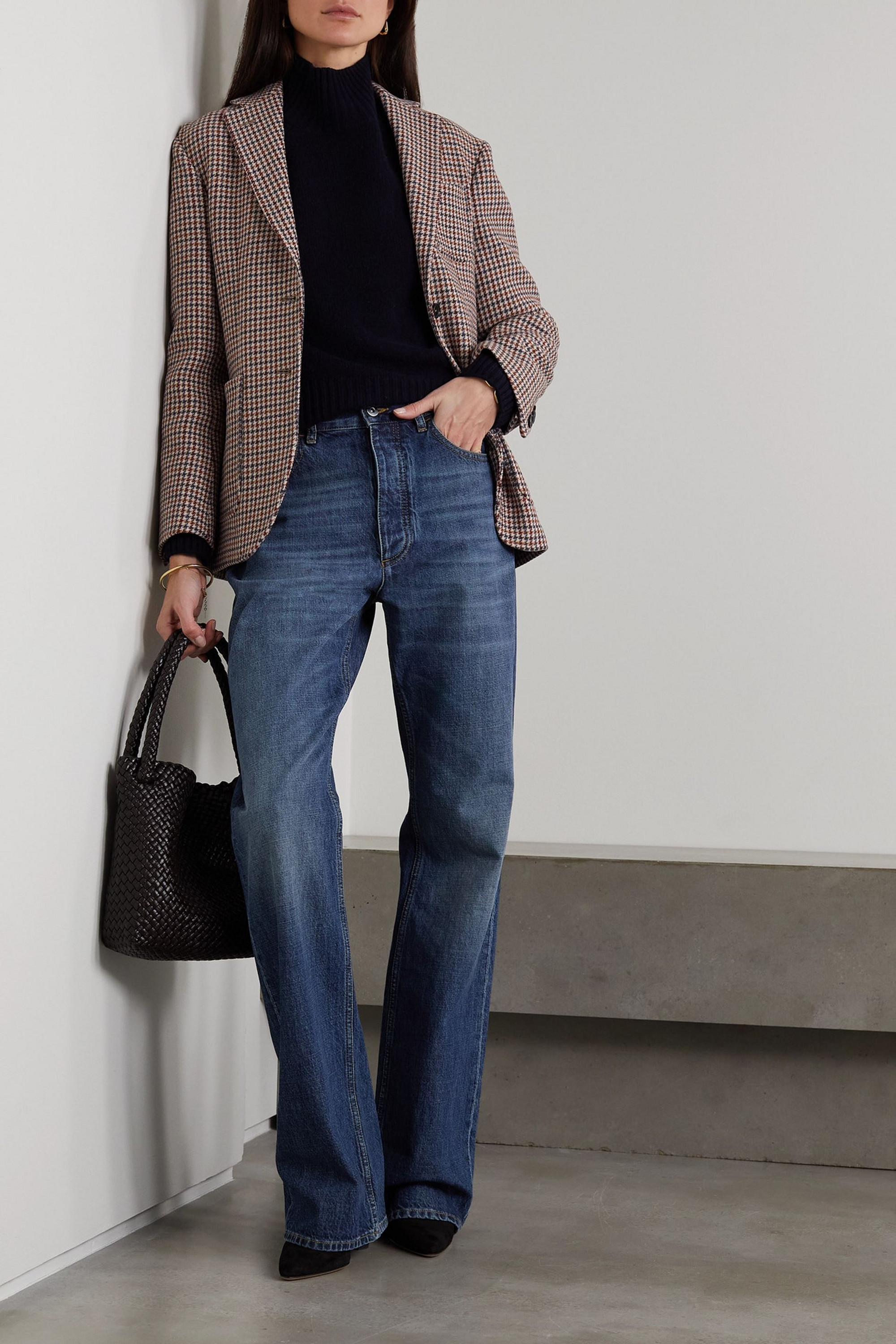 Fortela Bruno wool-blend tweed jacket