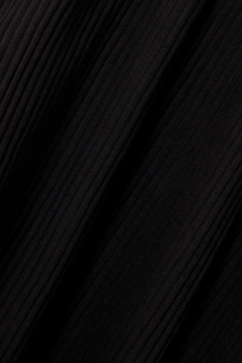 BASERANGE リブ編みコットン マキシワンピース
