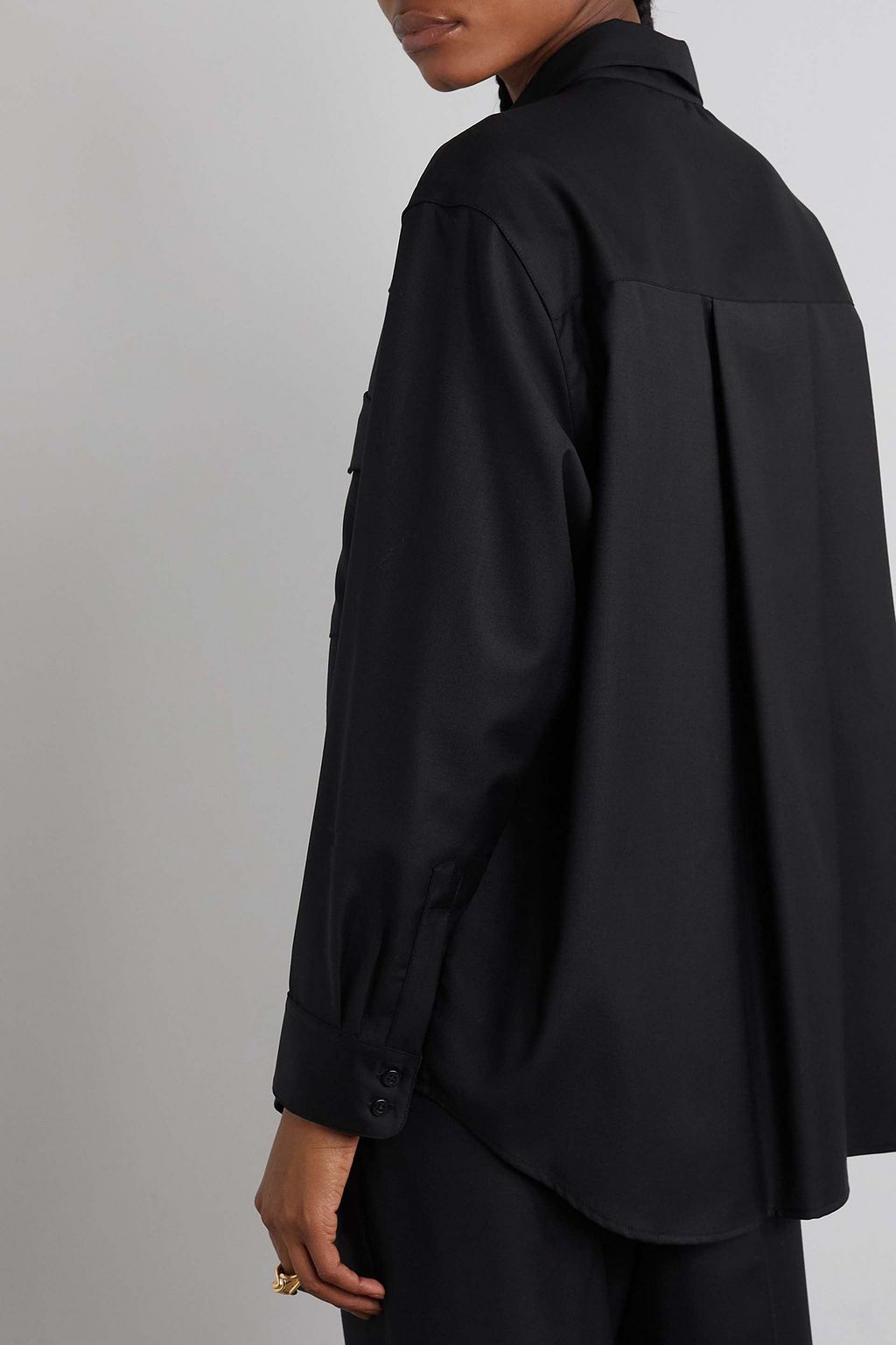 BEARE PARK Oversized wool shirt