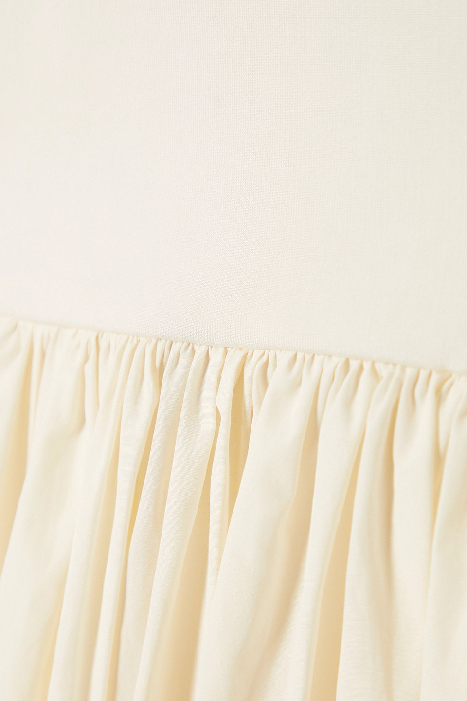 Esse Studios Off-the-shoulder stretch-knit and cotton-poplin maxi dress | Smart Closet Esse Studios Off-the-shoulder stretch-knit and cotton-poplin maxi dress | Smart Closet