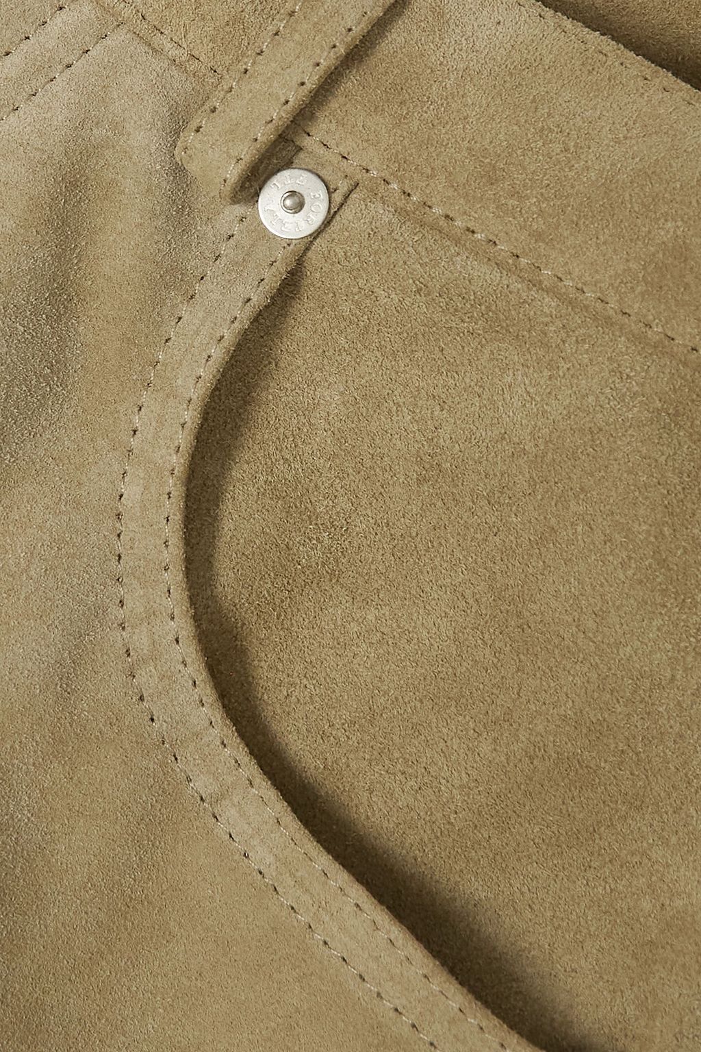 FORTELA John suede straight-leg pants