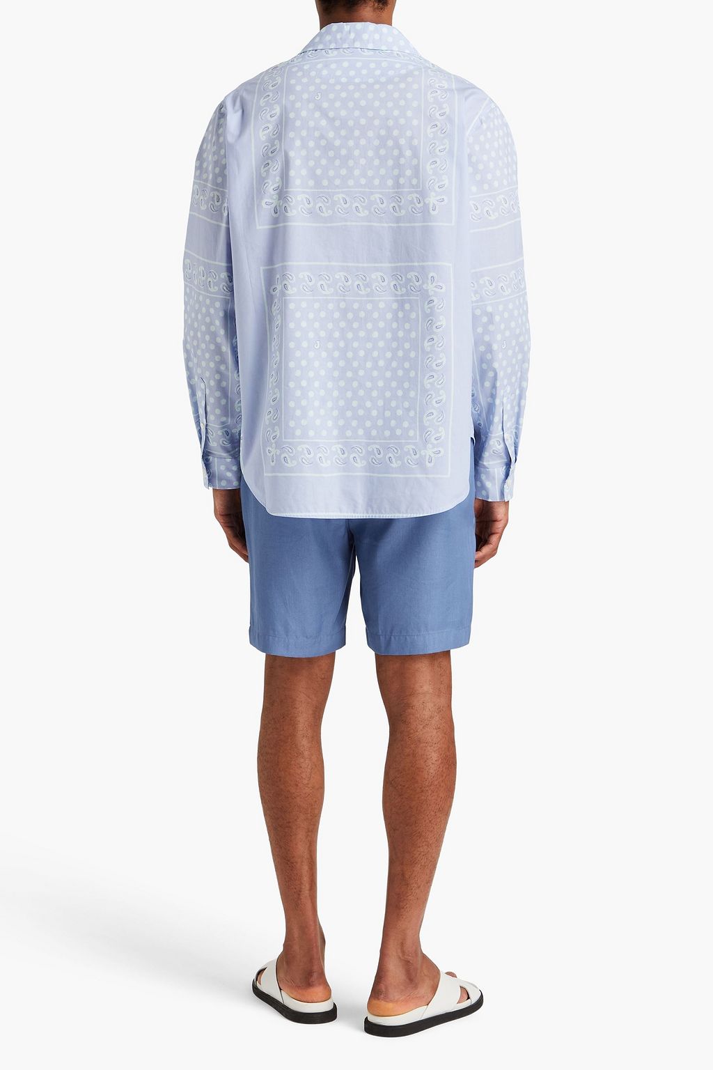 JACQUEMUS قميص Luis من قطن بوبلين مزين بطبعات