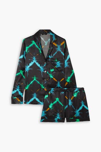 RAILS Clarise printed satin pajama set