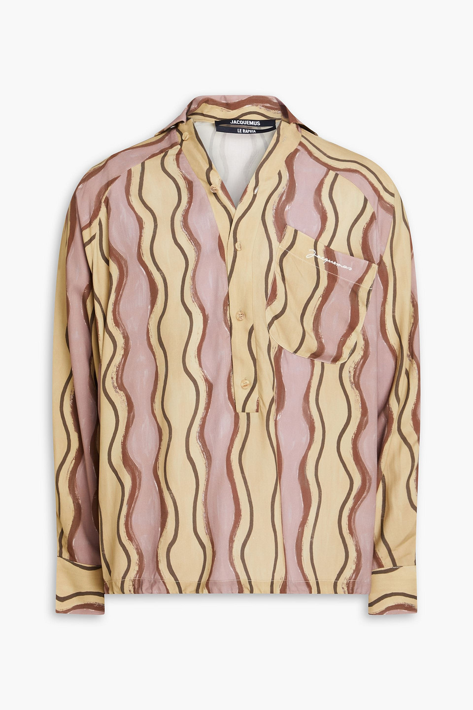 JACQUEMUS PINGO PRINTED WOVEN SHIRT