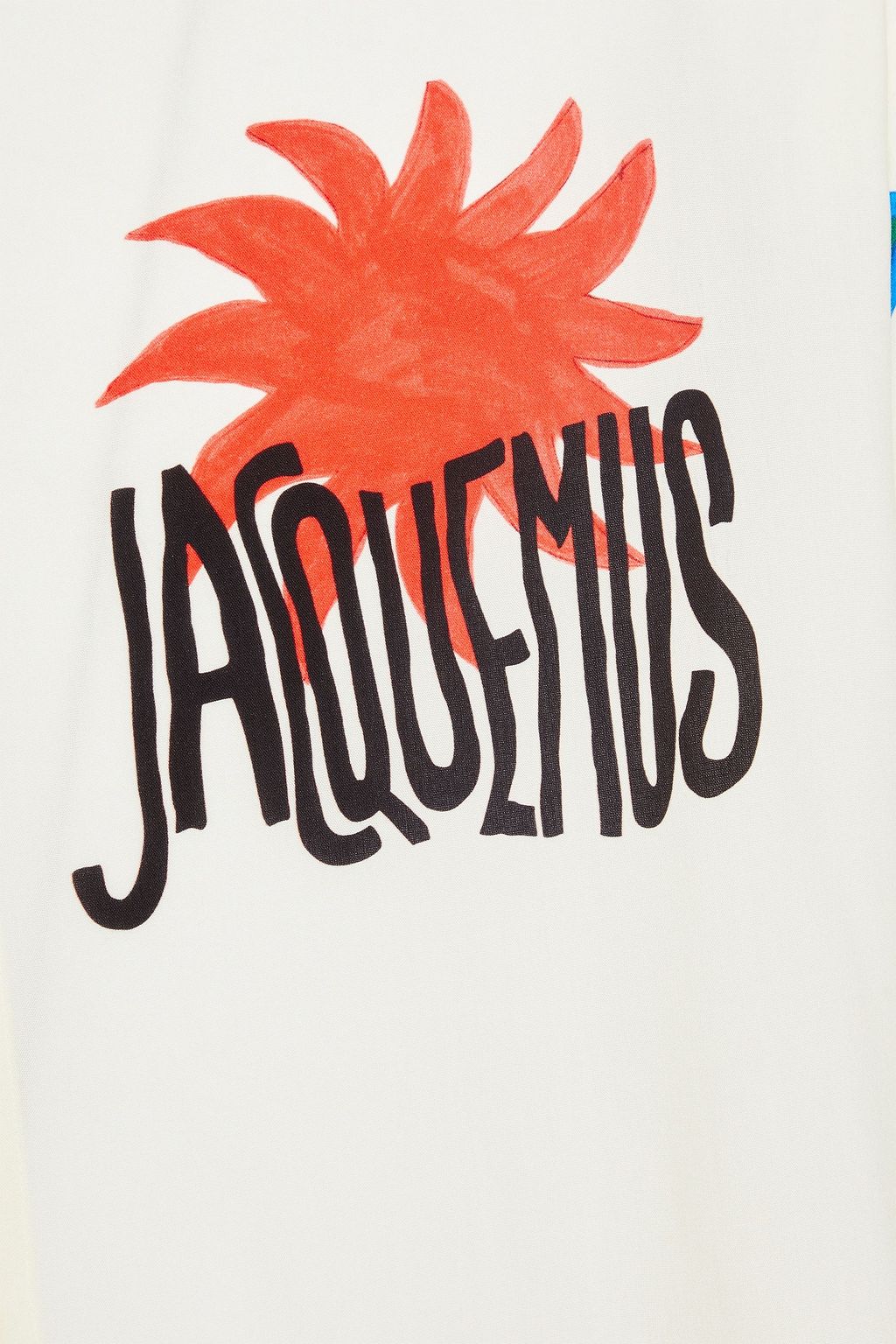 JACQUEMUS Baou printed crepe shirt