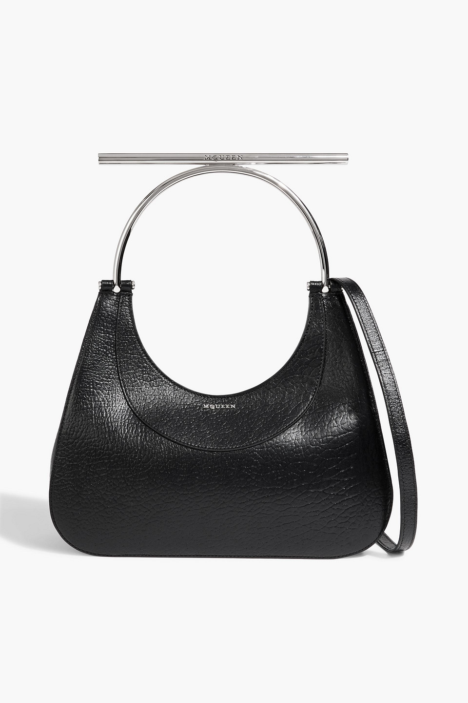 Mini T-Bar pebbled-leather shoulder bag