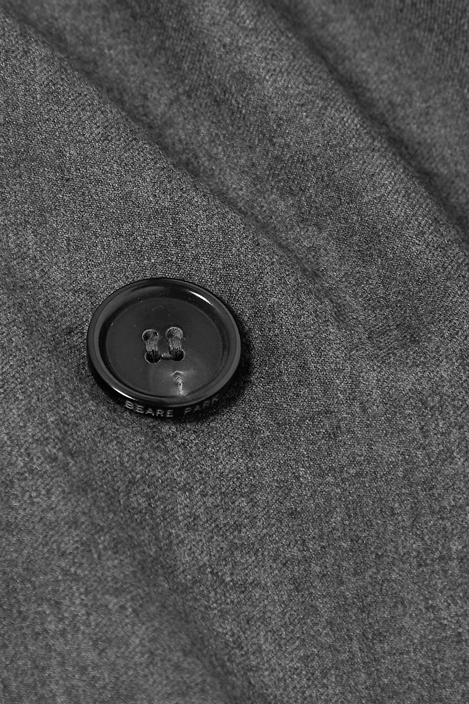 Beare Park Double-breasted Wool Blazer In Dark Gray