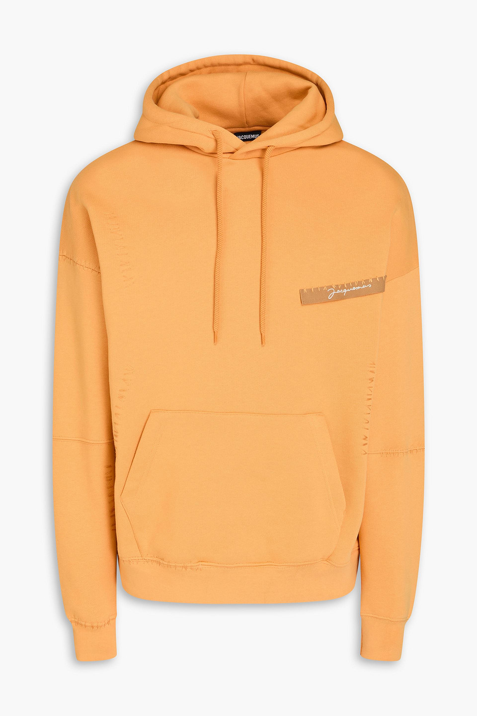 Jacquemus Yellow Le Raphia 'le Sweatshirt Gasta' Hoodie
