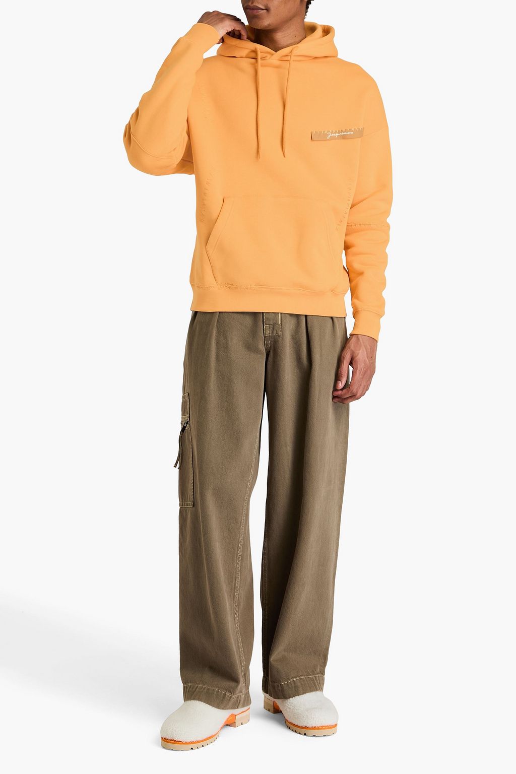 JACQUEMUS Gasta cotton-fleece hoodie