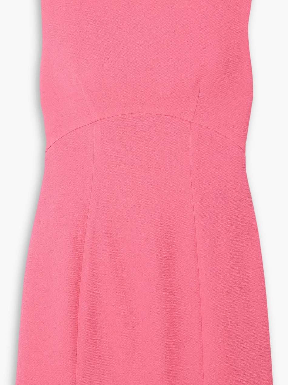 michaela cutout bow-detailed crepe mini dress