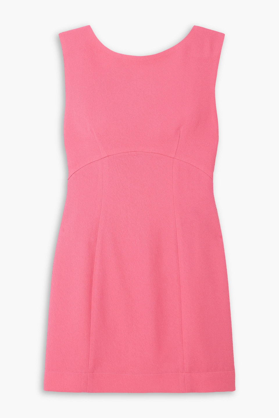 Rixo London Michaela Cutout Bow-detailed Crepe Mini Dress In Bubblegum