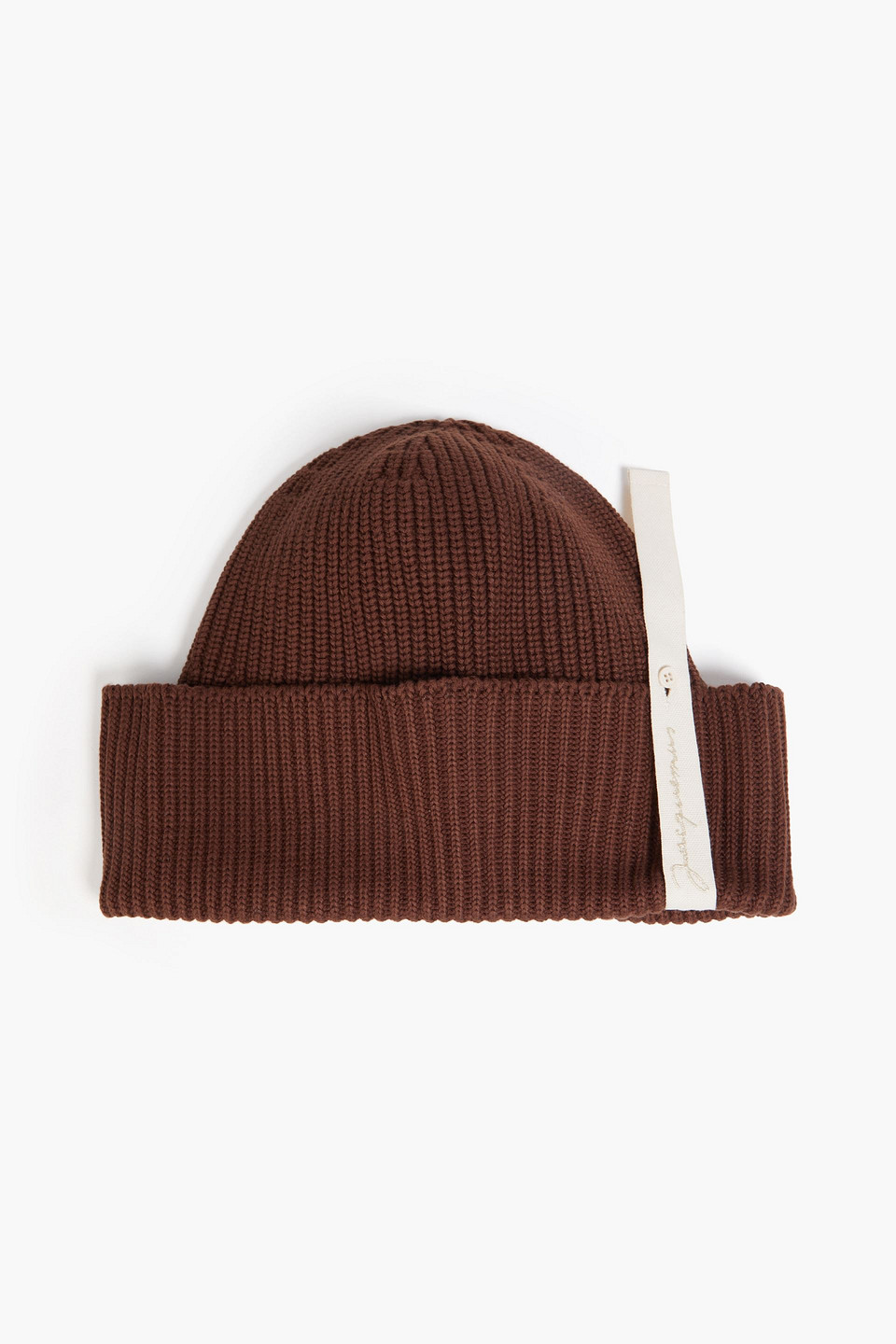 Pipa ribbed cotton beanie