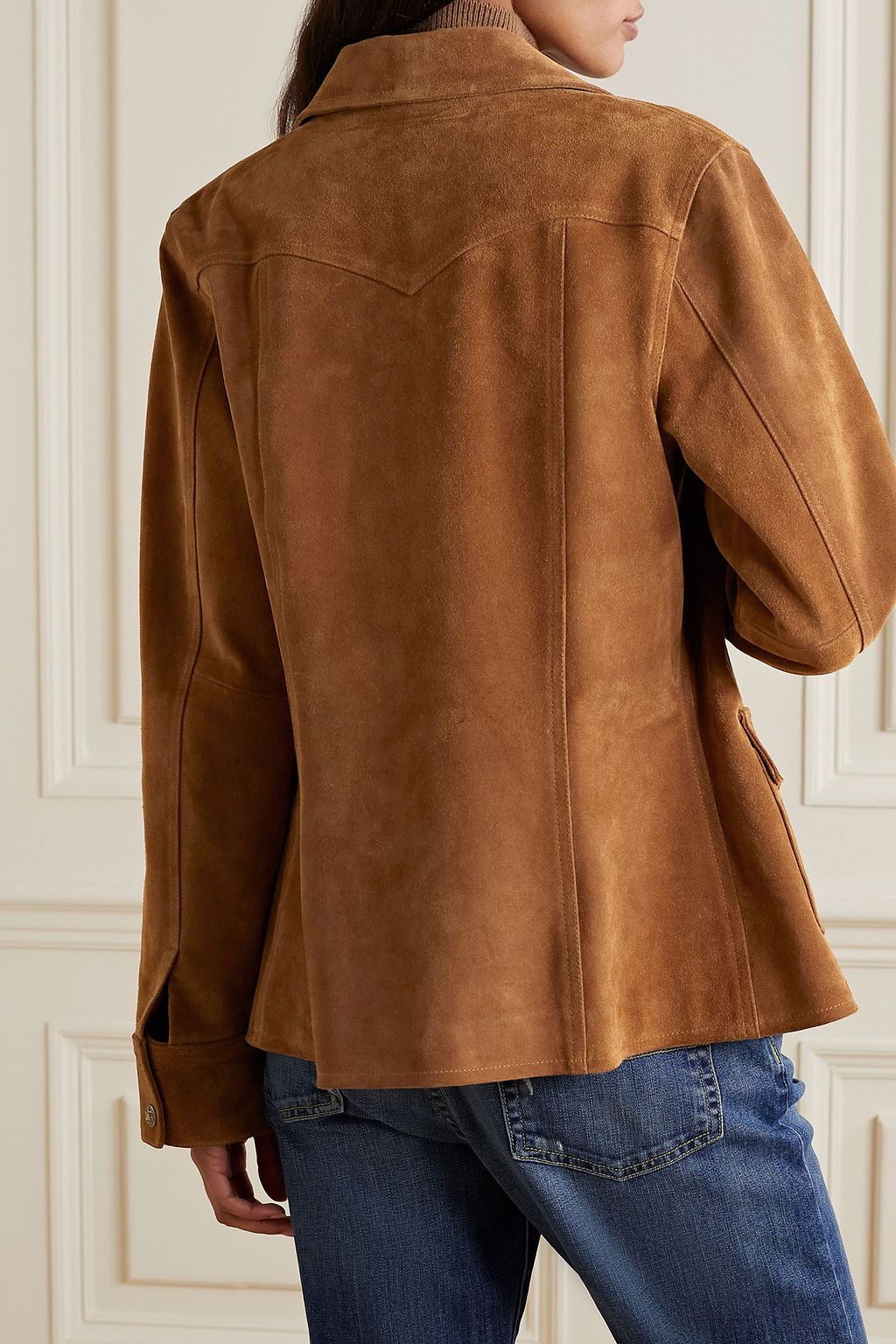 NILI LOTAN Justine suede jacket
