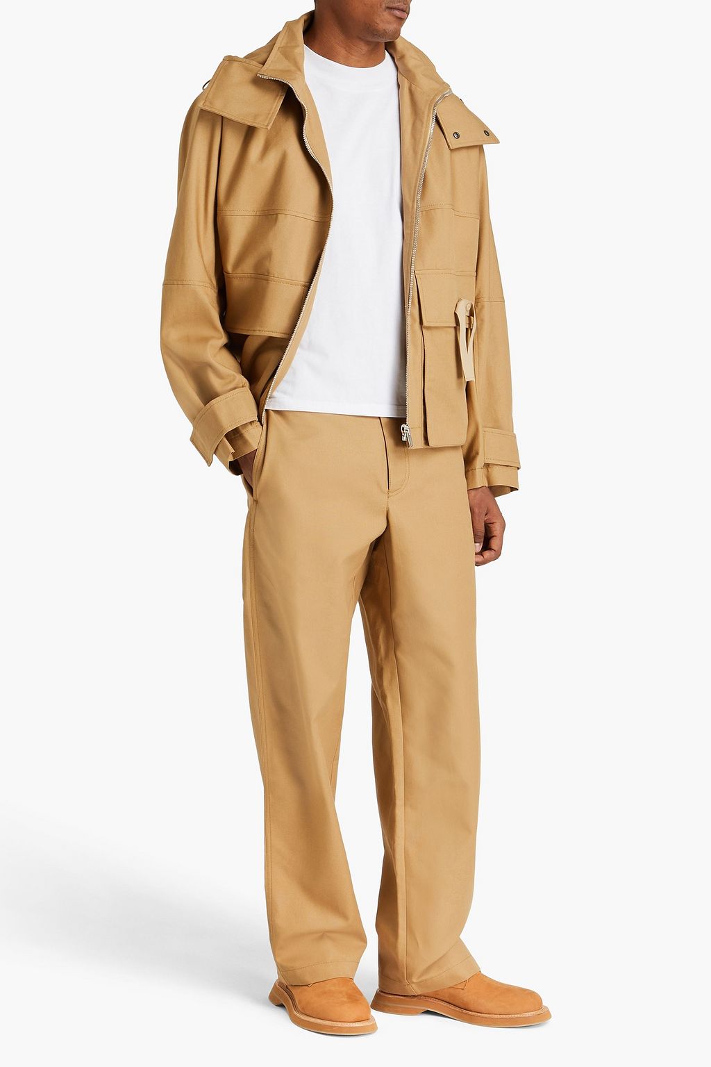 JACQUEMUS بنطال من قطن كنفا