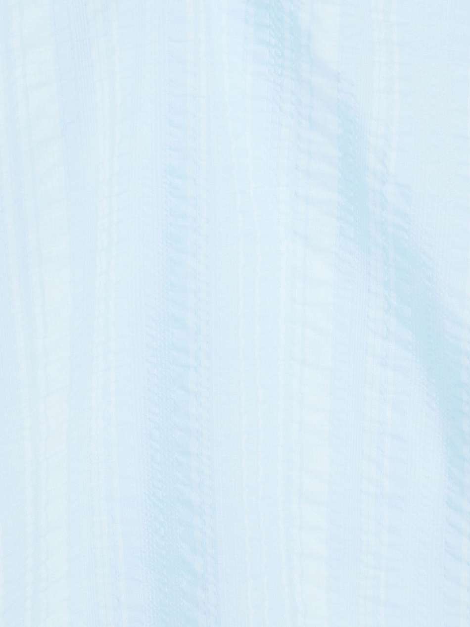 striped seersucker midi dress