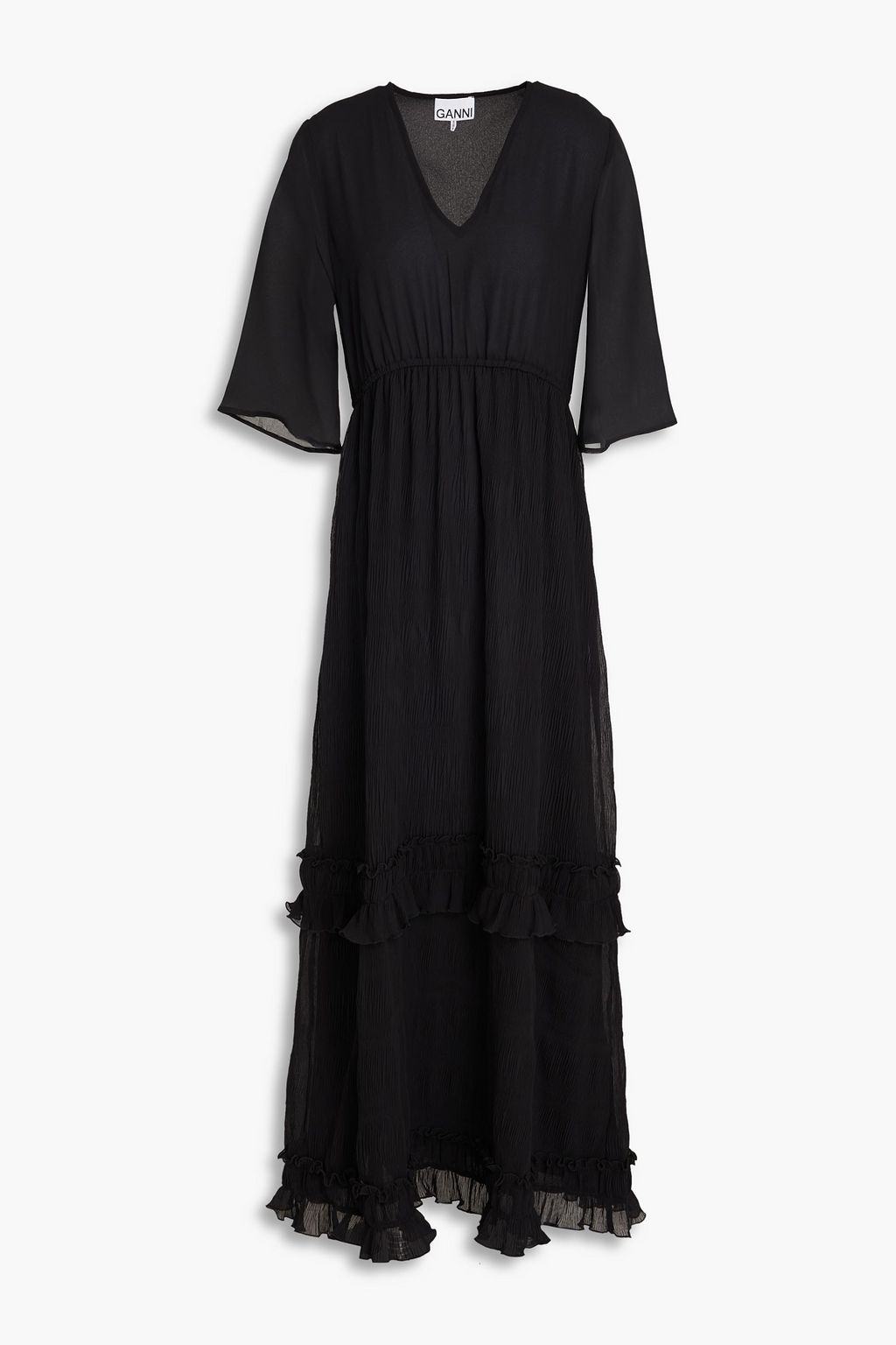 Ganni georgette maxi dress on sale