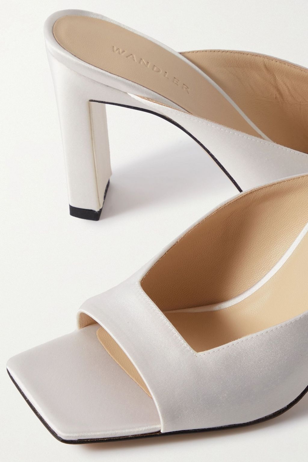 WANDLER Isa satin mules