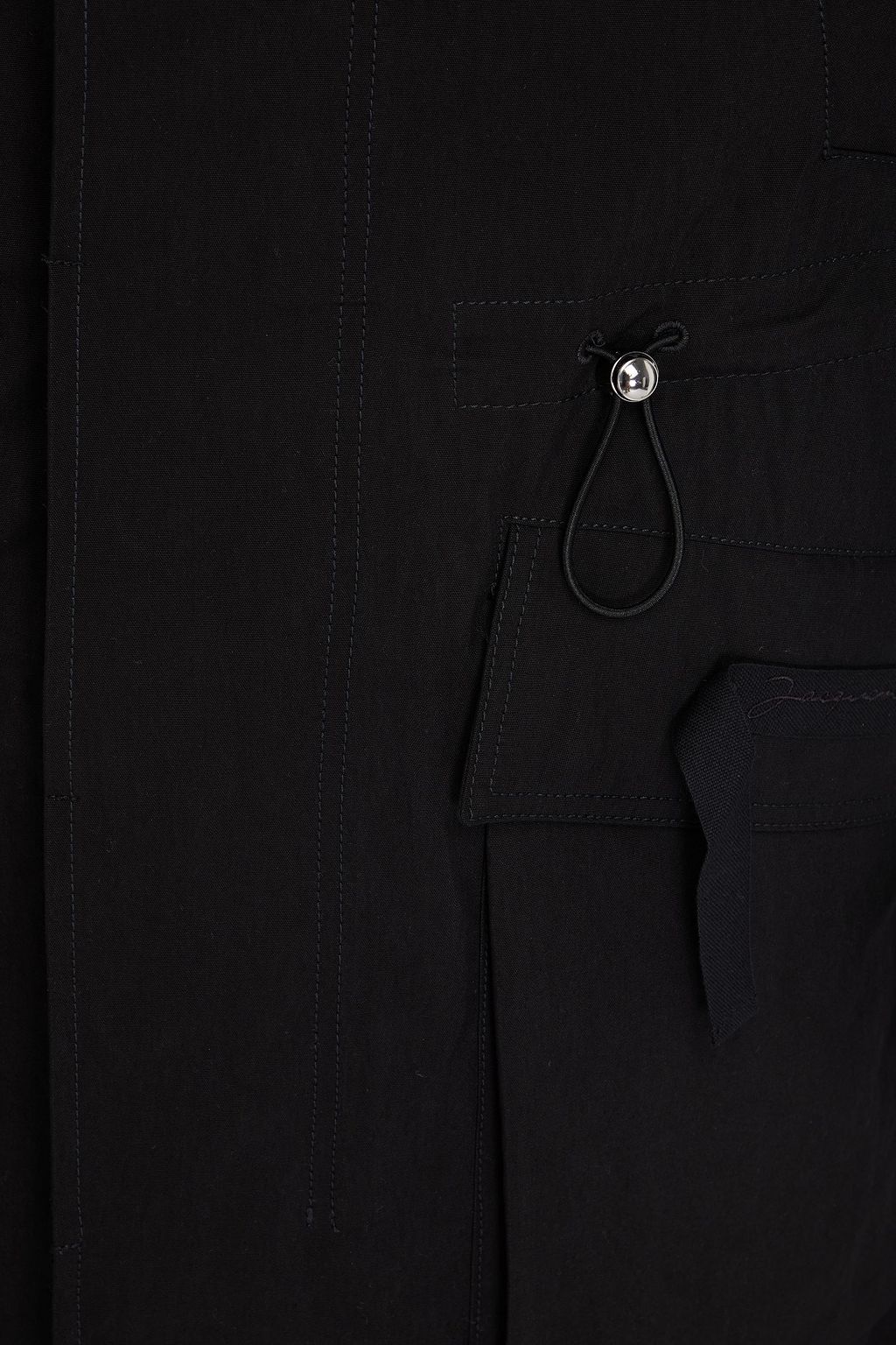 JACQUEMUS معطف باركا من الكنفا المصنوع من مزيج من القطن