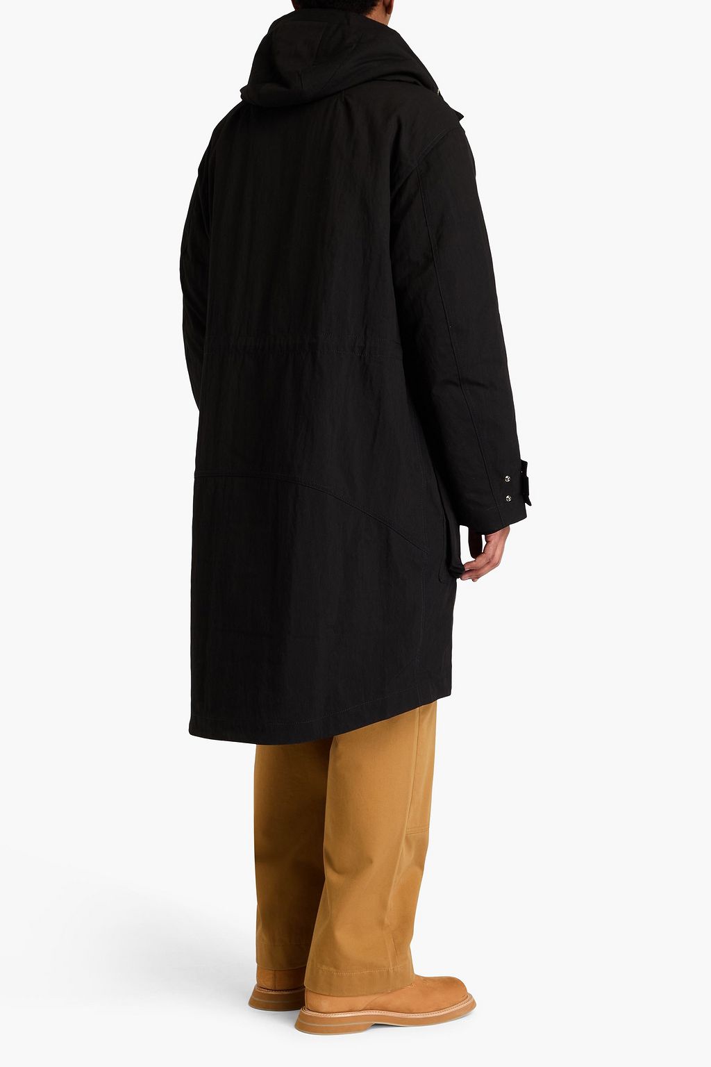 JACQUEMUS معطف باركا من الكنفا المصنوع من مزيج من القطن