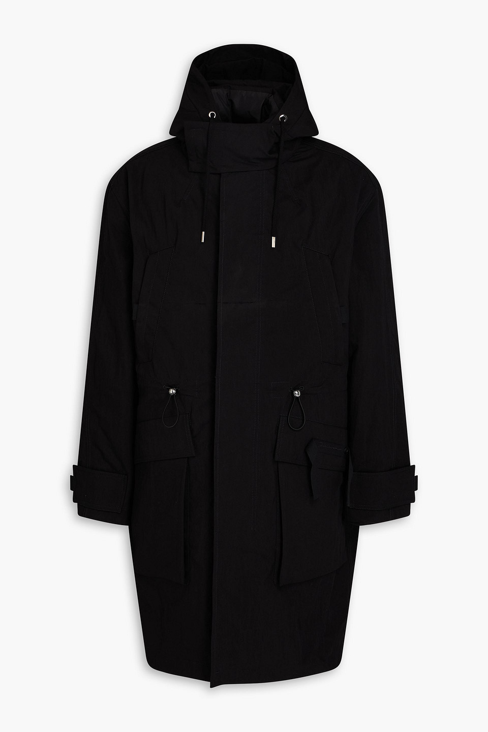 Cotton-blend canvas parka