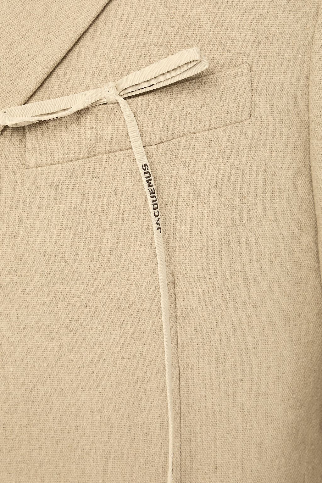 JACQUEMUS Blazer aus Leinen-Canvas mit Applikationen