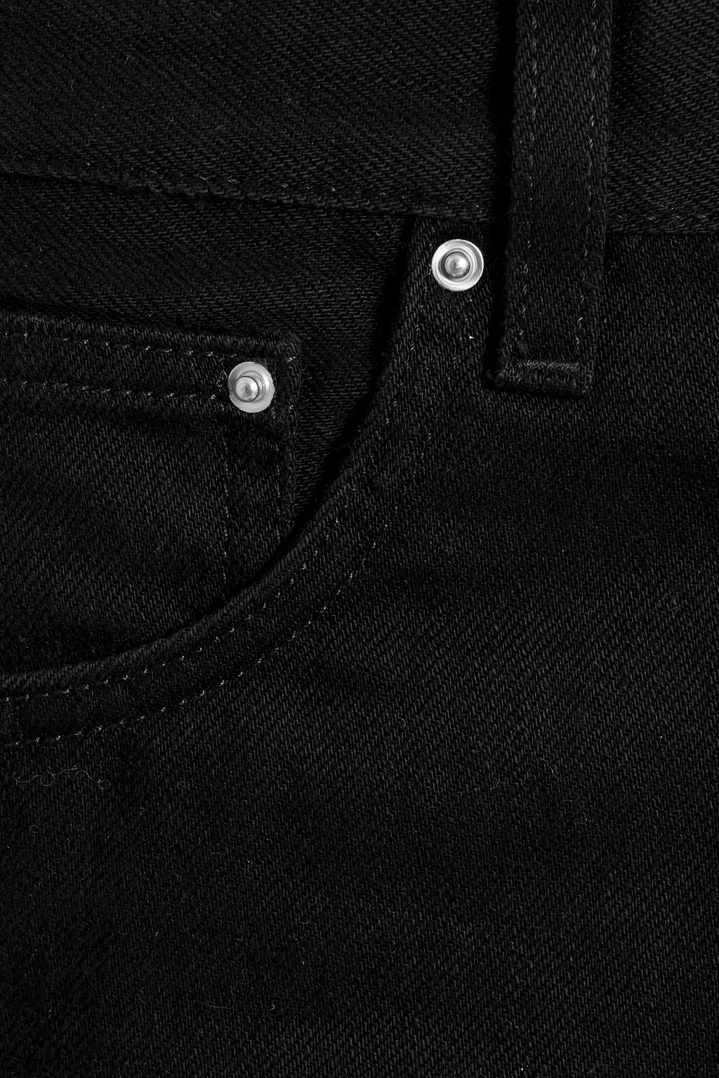 TOTEME Cropped high-rise straight-leg jeans