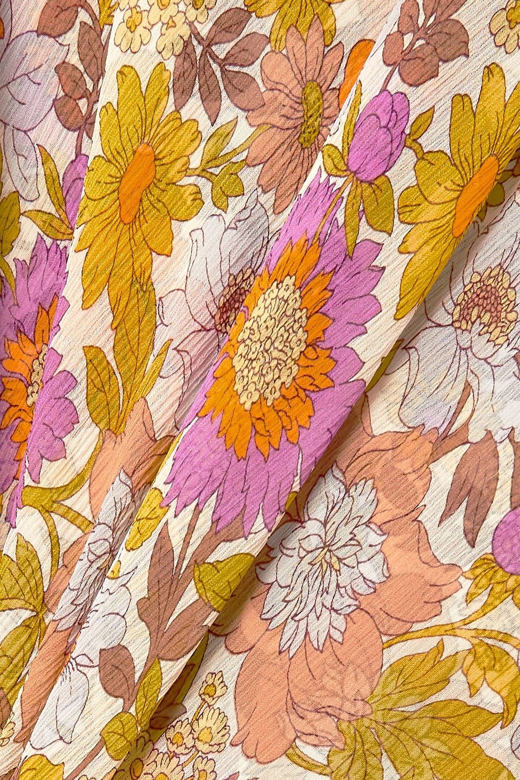 VERONICA BEARD Solona floral-print silk mini dress