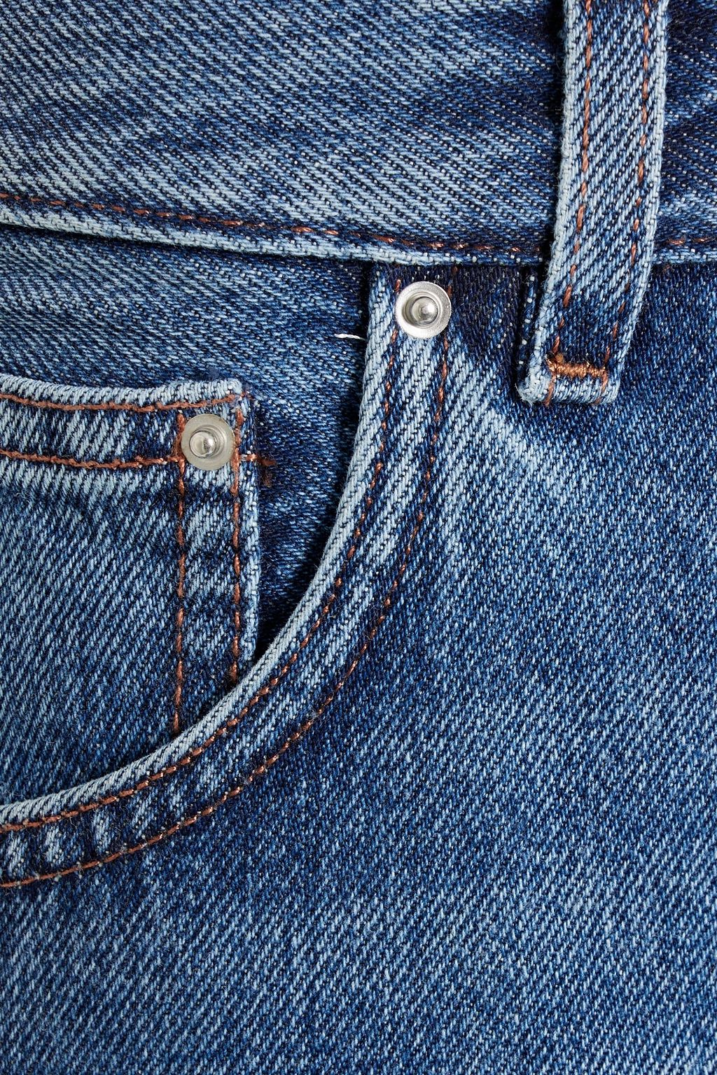 TOTEME High-rise straight-leg jeans