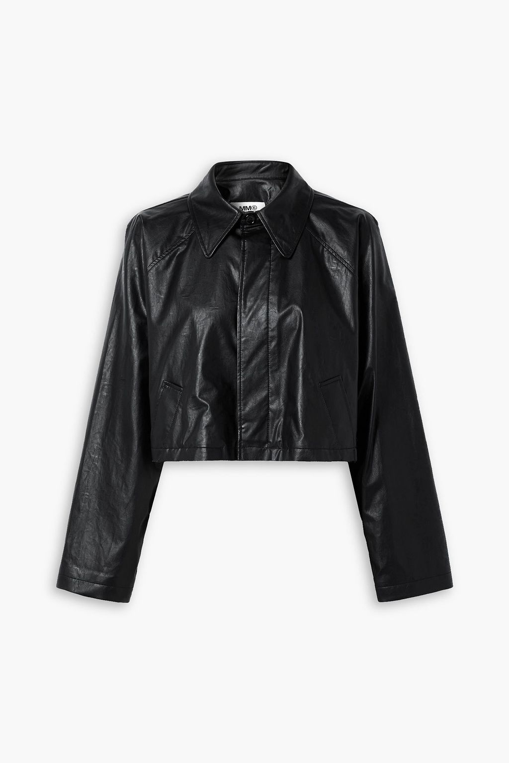 MM6 MAISON MARGIELA  レザージャケット MM6 Maison Margiela レザージャケット | ブラック | FARFETCH JP