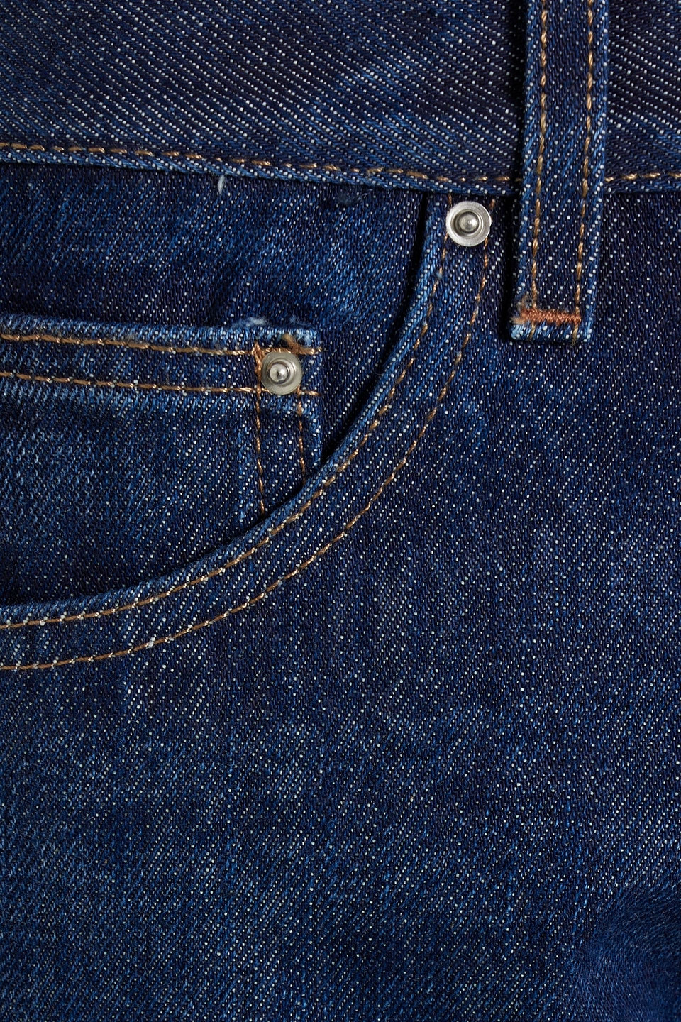 Totême Cropped High-rise Straight-leg Jeans In Blue