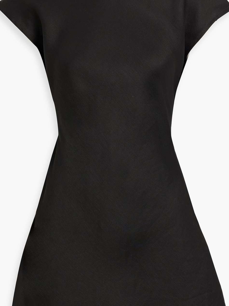 slub woven top